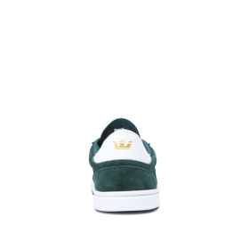 Supra Mens ELEVATE Evergreen/white Low Top Shoes | CA-25752